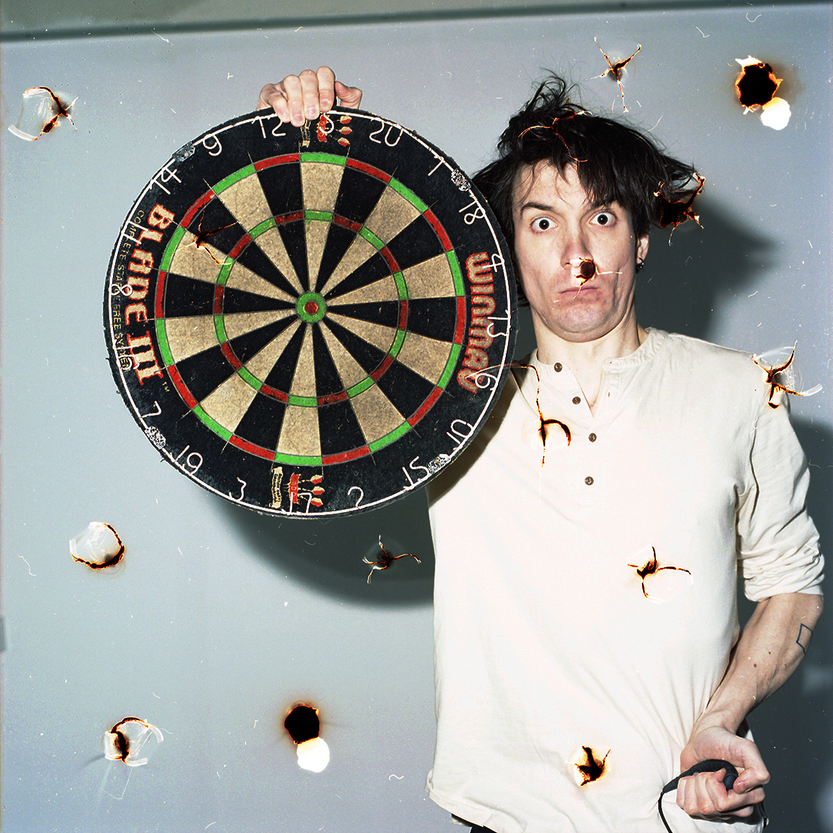 old name: Self Portrait With Dart Board